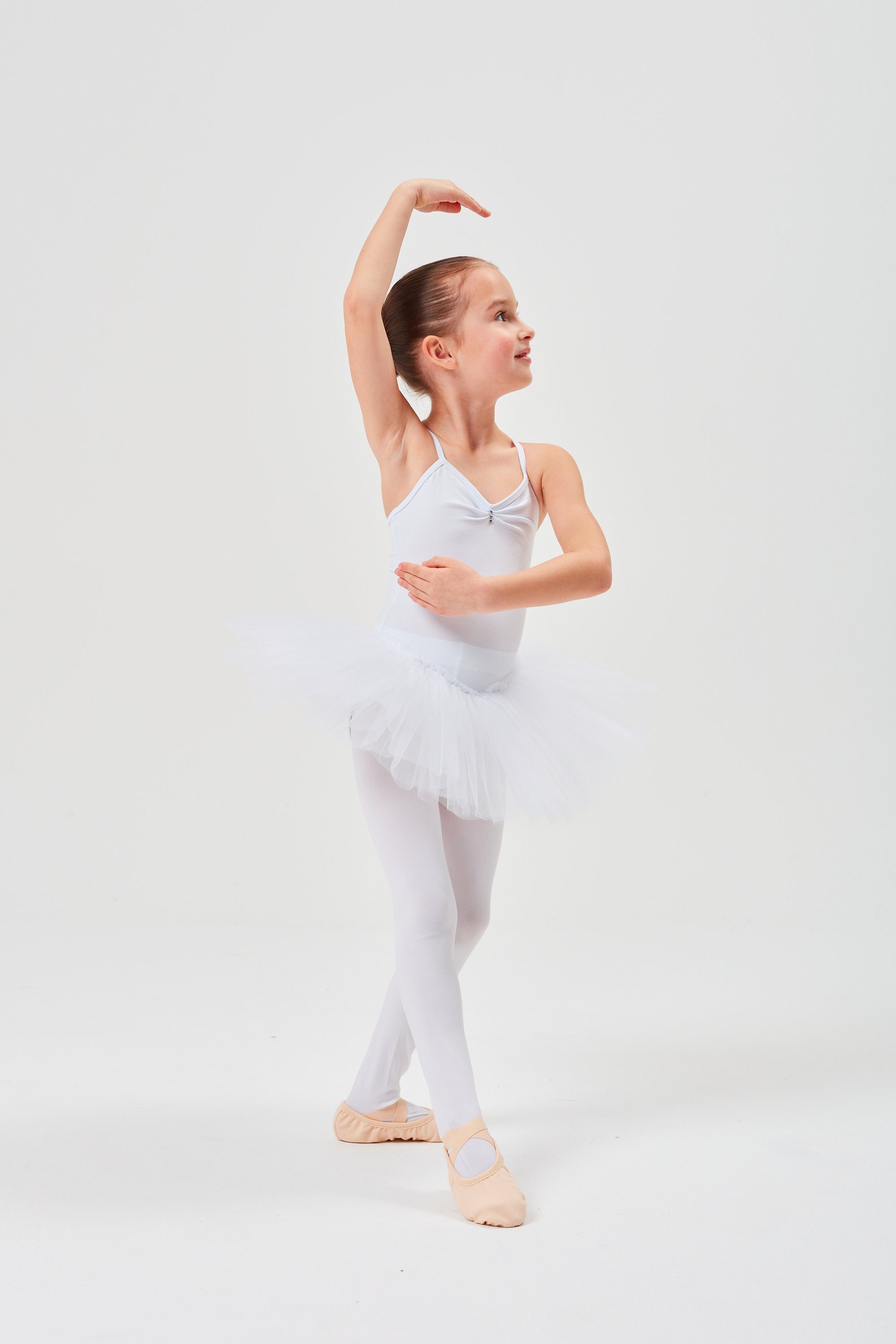 tanzmuster Tüllkleid Ballett Tutu Kim mit Glitzersteinen Ballettkleid für Mädchen