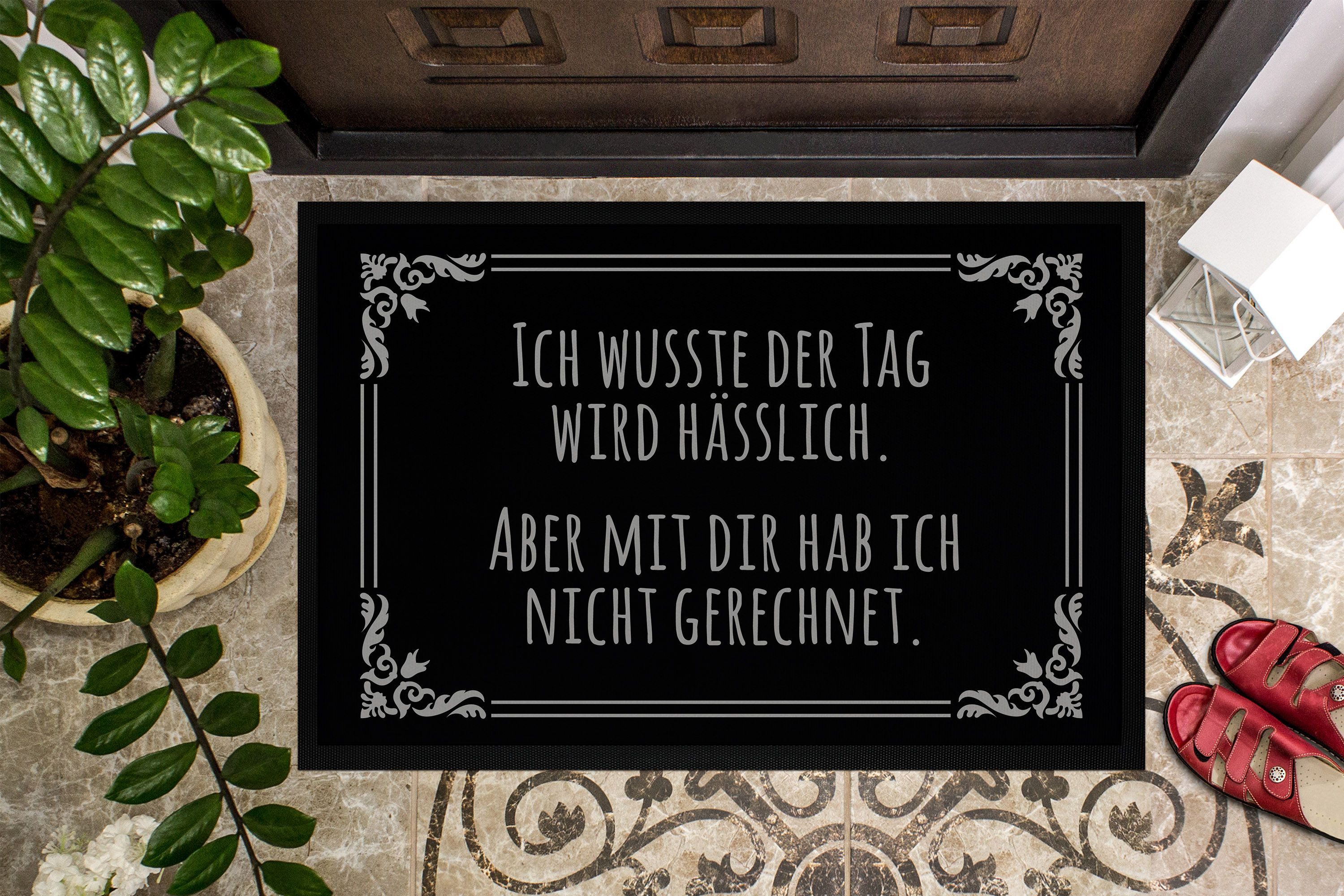 MoonWorks Fußmatte Fußmatte mit sarkastischem Spruch Ich wusste der Tag wird hässlich, rechteckig – Bild 4 von 5