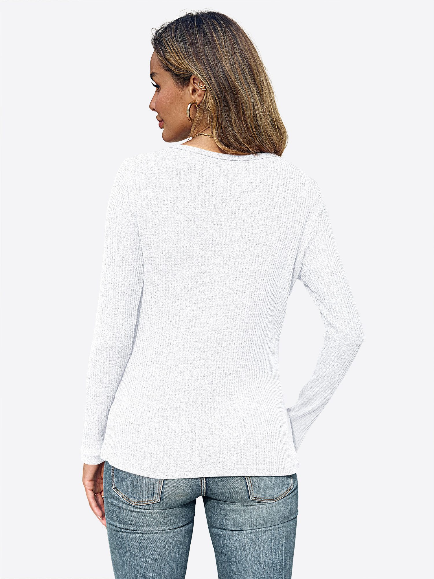 Imily Bela Henleyshirt Damen Henley Tops günstig online kaufen