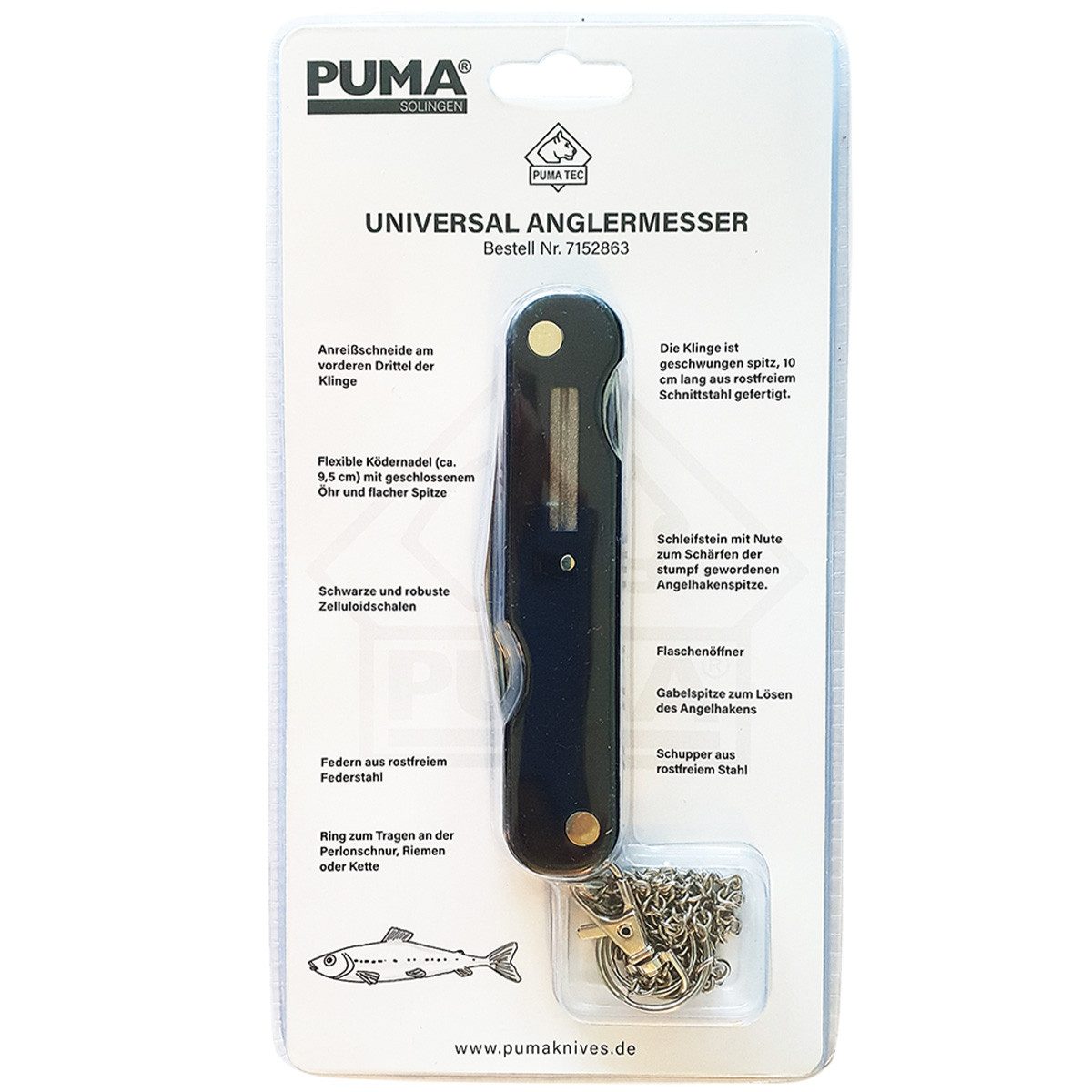 Puma Messer Taschenmesser TEC Universal-Anglermesser (7152863)