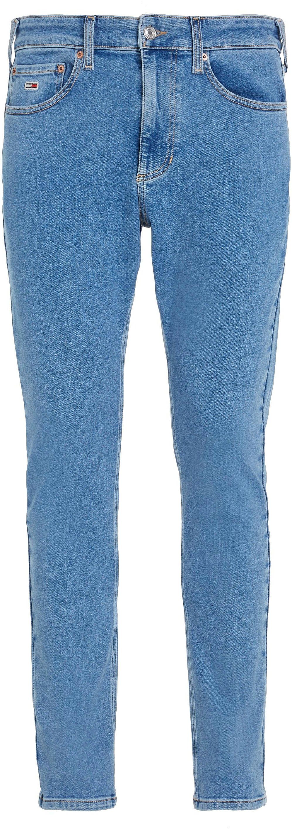 Tommy Jeans Slim-fit-Jeans SCANTON lightblue Tommy SLIM Jeans mit Knopf & Nieten Y