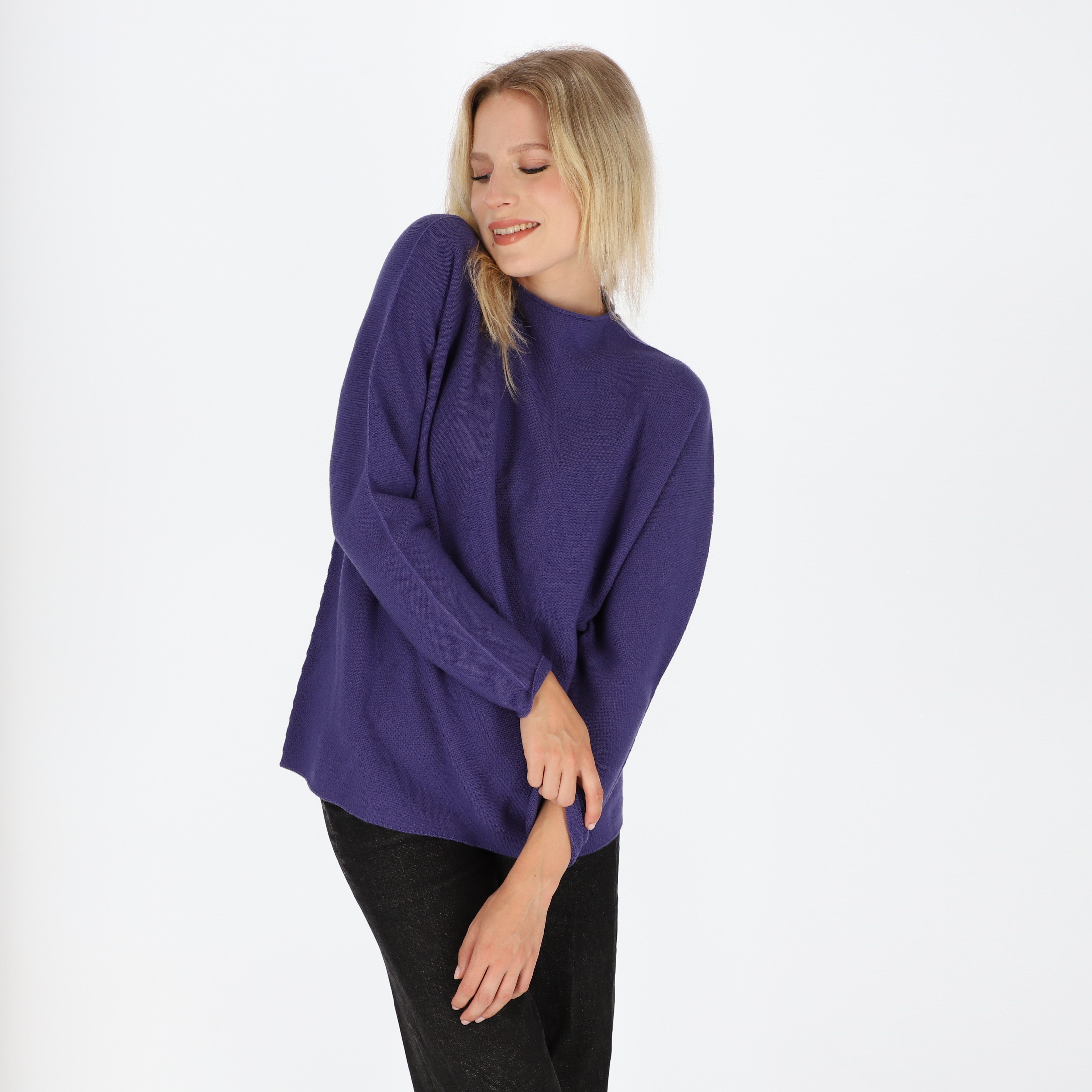 halsüberkopf Accessoires Strickpullover Strickpullover mit Stehkragen günstig online kaufen
