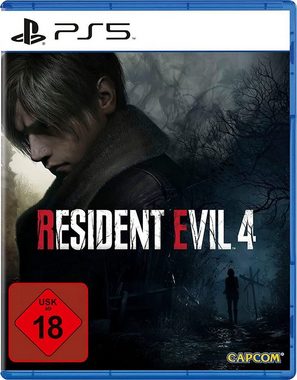 Playstation Sony Playstation 5 Disk Laufwerk Konsole inkl. Resident Evil 4 Remake, Blu-Ray PS5 Spiel Bundle