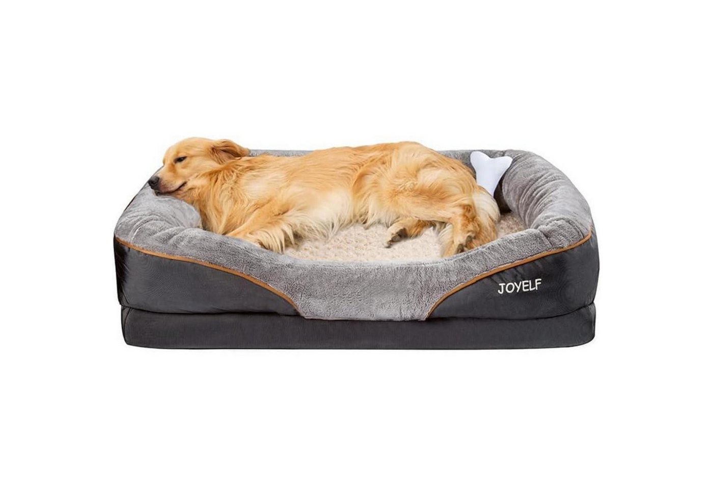 LuxusKollektion Hundebett Hundebett Orthopädisch L 101x76x23cm