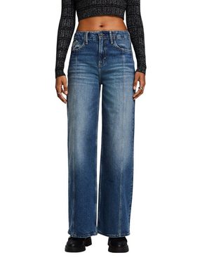 Esprit Relax-fit-Jeans Retro-Jeans mit hohem Bund und weitem Bein