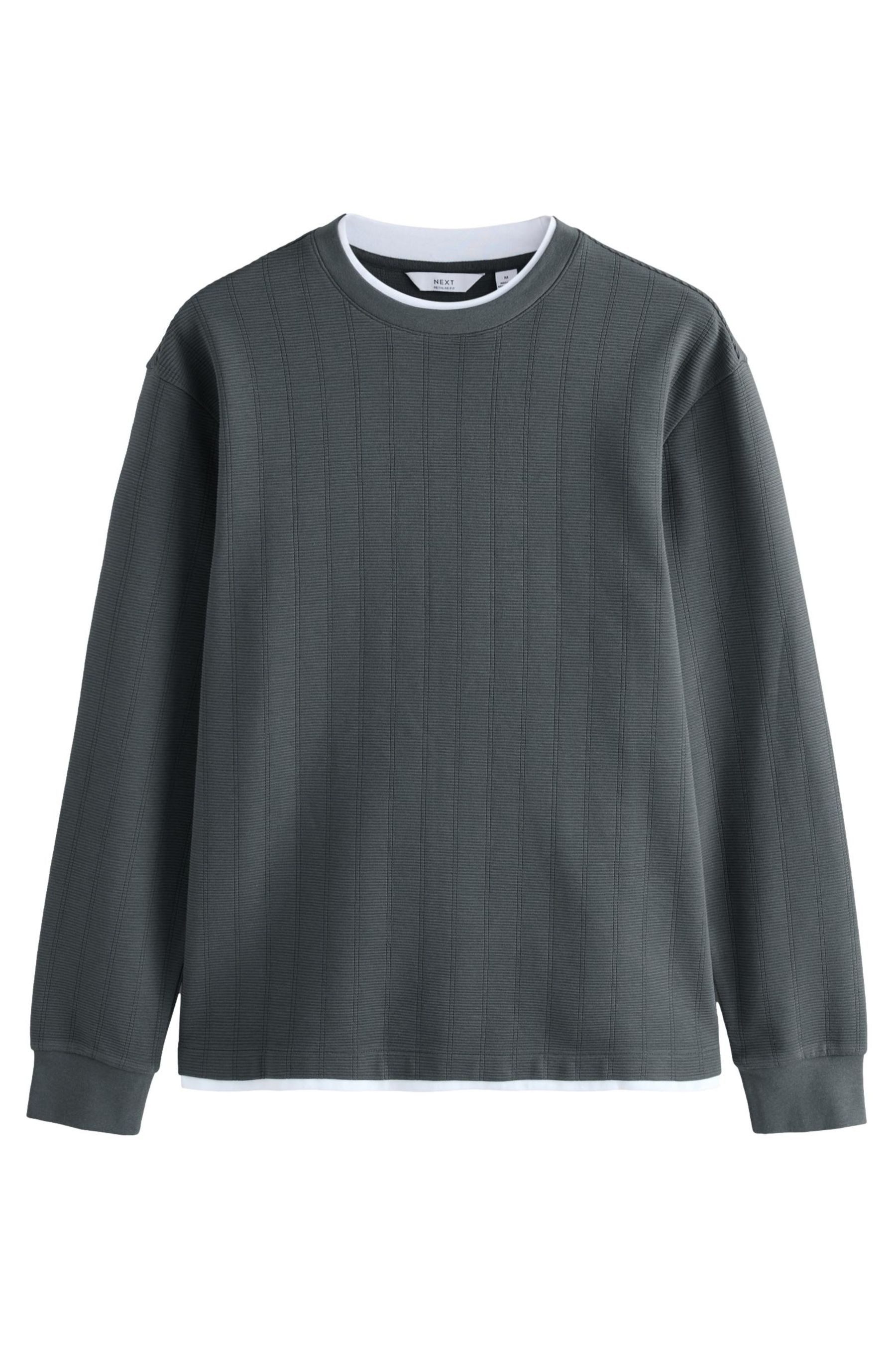 Langarmshirt Shirt mit Rundhalsausschnitt