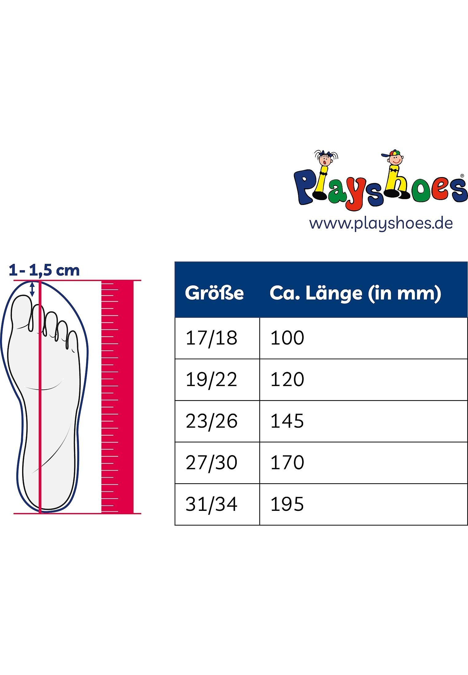 Playshoes Hüttenschuh Nilpferd Hausschuh – Bild 5 von 5