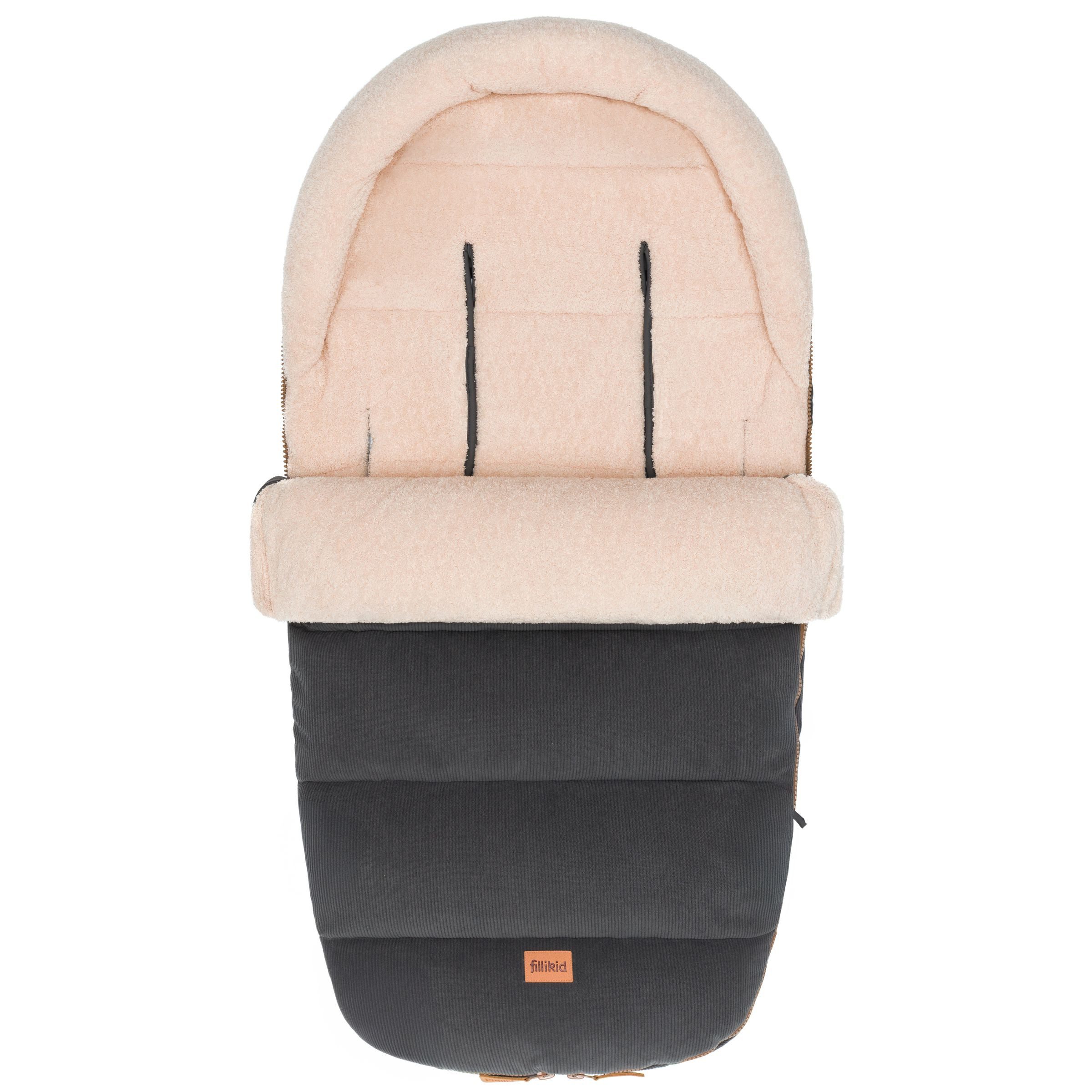 Fillikid Fußsack Winterfußsack Atlas Cord Exklusiv