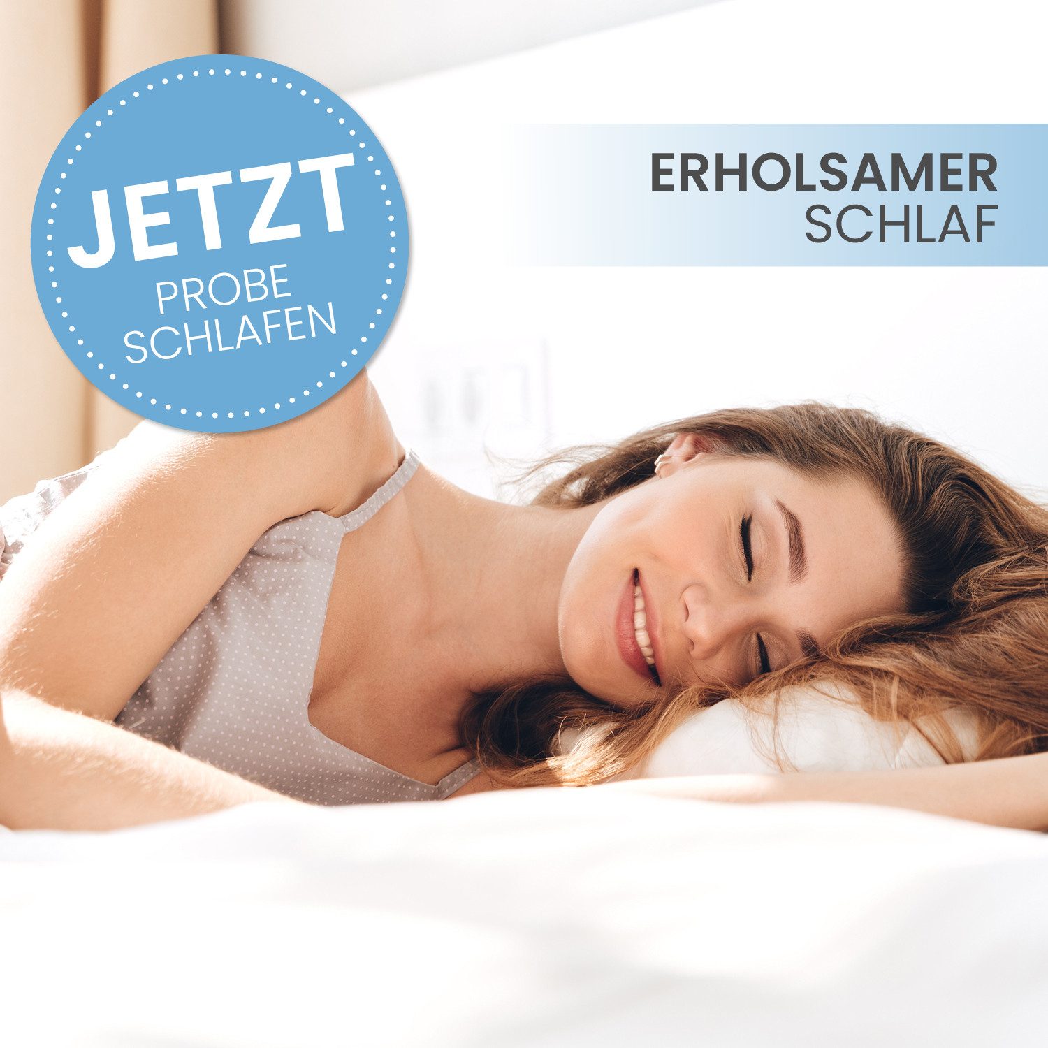 ELONEO, Topper 90x200, 140x200, 180x200 und weitere Größen, 5 cm hoch, Komfortschaum, für Hausstauballergiker, schadstoffgeprüft, mit waschbarem Bezug