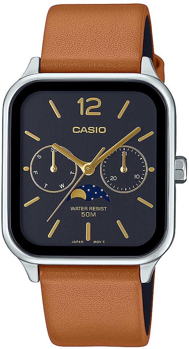 CASIO Quarzuhr Damenuhr Echtleder Armband - günstig online kaufen