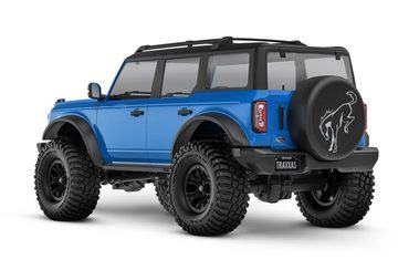 Traxxas RC-Buggy Traxxas TRX-4m Crawler Ford Bronco 4x4 blau RTR 1/18 inkl. Akku, Lader