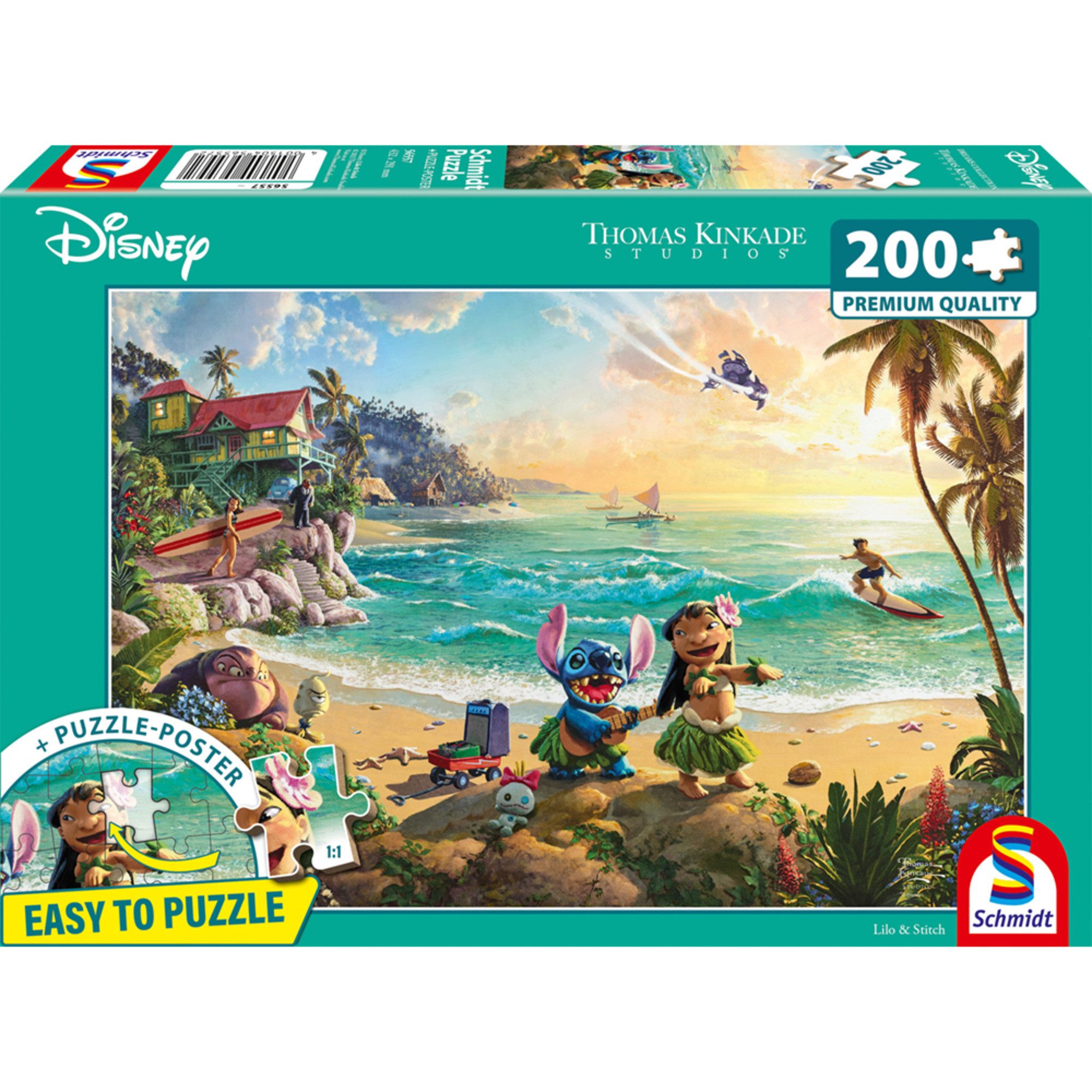 Schmidt Spiele Puzzle Schmidt Spiele Thomas Kinkade Studios: Disney -, 200 Puzzleteile