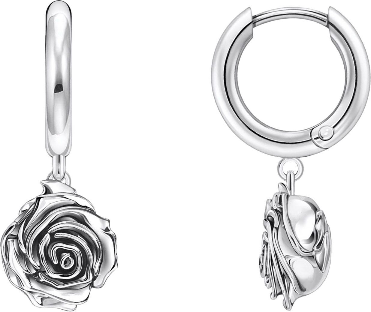 THOMAS SABO Paar Сережки-кільця Midnight Rose