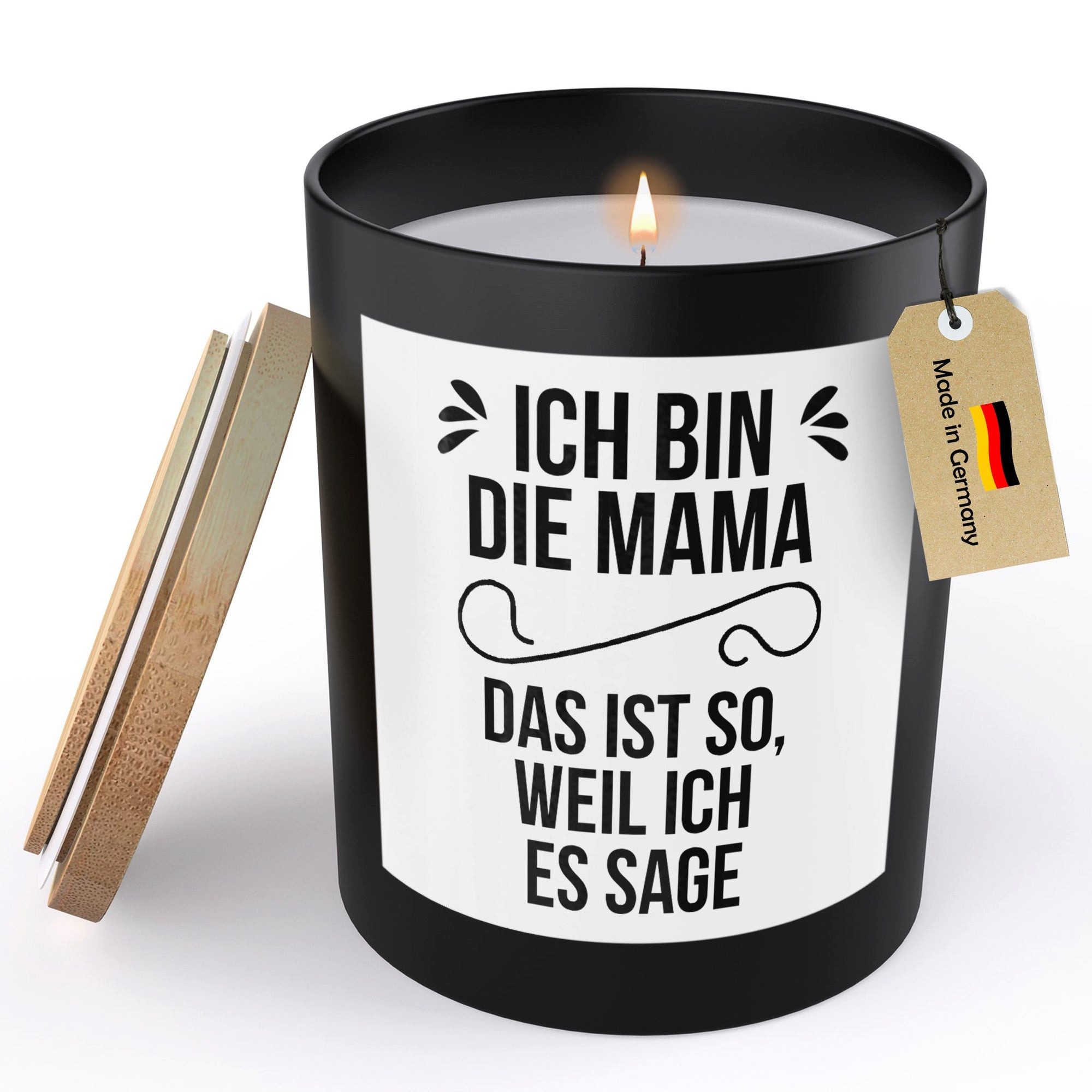 22Feels Duftkerze Deko Mama Geschenk Mutter Muttertag Geburtstag Weihnachten Frauen, MADE IN GERMANY, Europäisches Sojawachs, Handgegossen