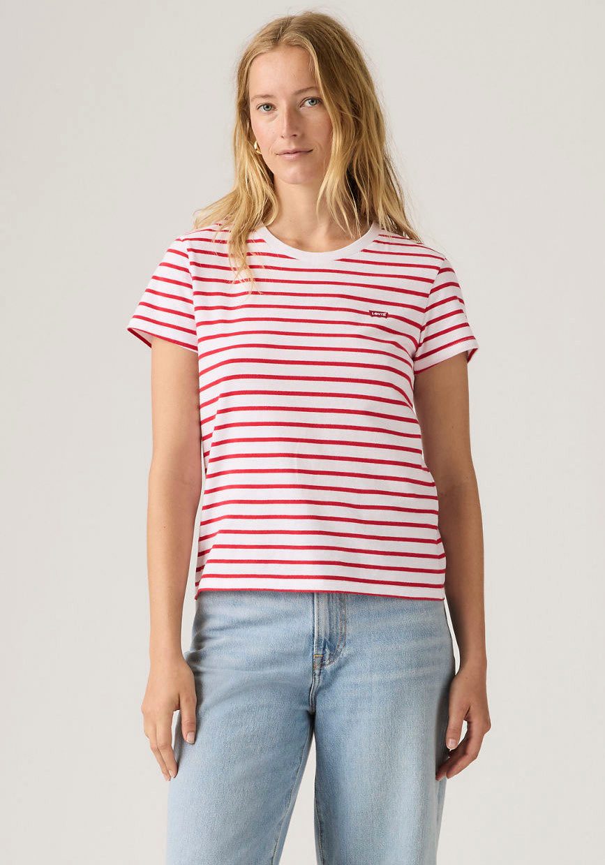 Levi's® T-Shirt PERFECT TEE mit kleiner Logo-Stickerei