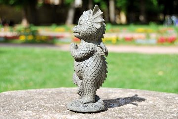 MystiCalls Gartenfigur Gartendrache - Modell Yogabaum klein - Gartenfigur