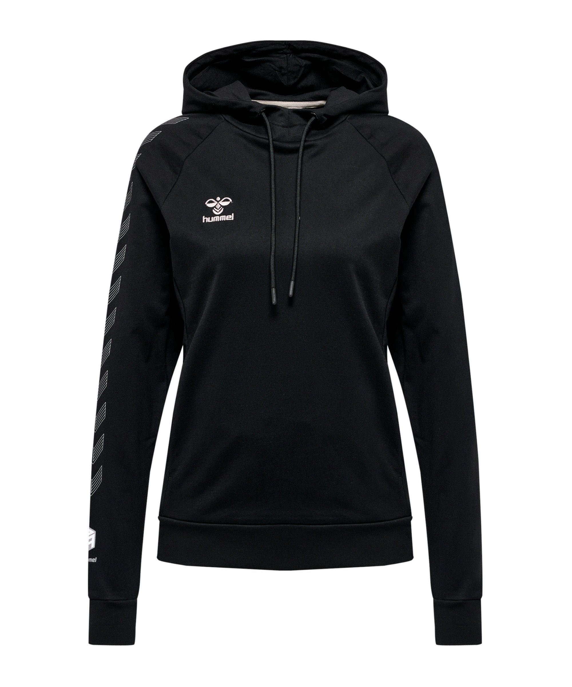 hummel Sweater Move Grid Hoody Damen schwarz