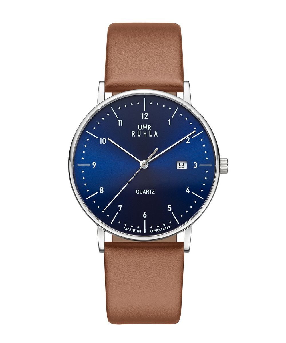 UMR Ruhla Quarzuhr Classic Herrenuhr Blau günstig online kaufen
