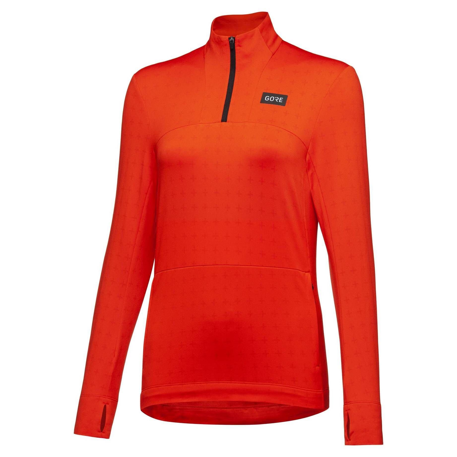 GORE® Wear Sweatjacke 1/4 EVERYDAY (1-tlg) Fireball ZIP Sweatshirt THERMO Damen