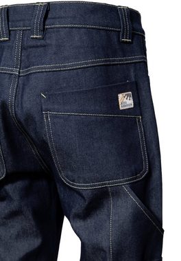 KingKerosin Gerade Jeans aus robustem Denim