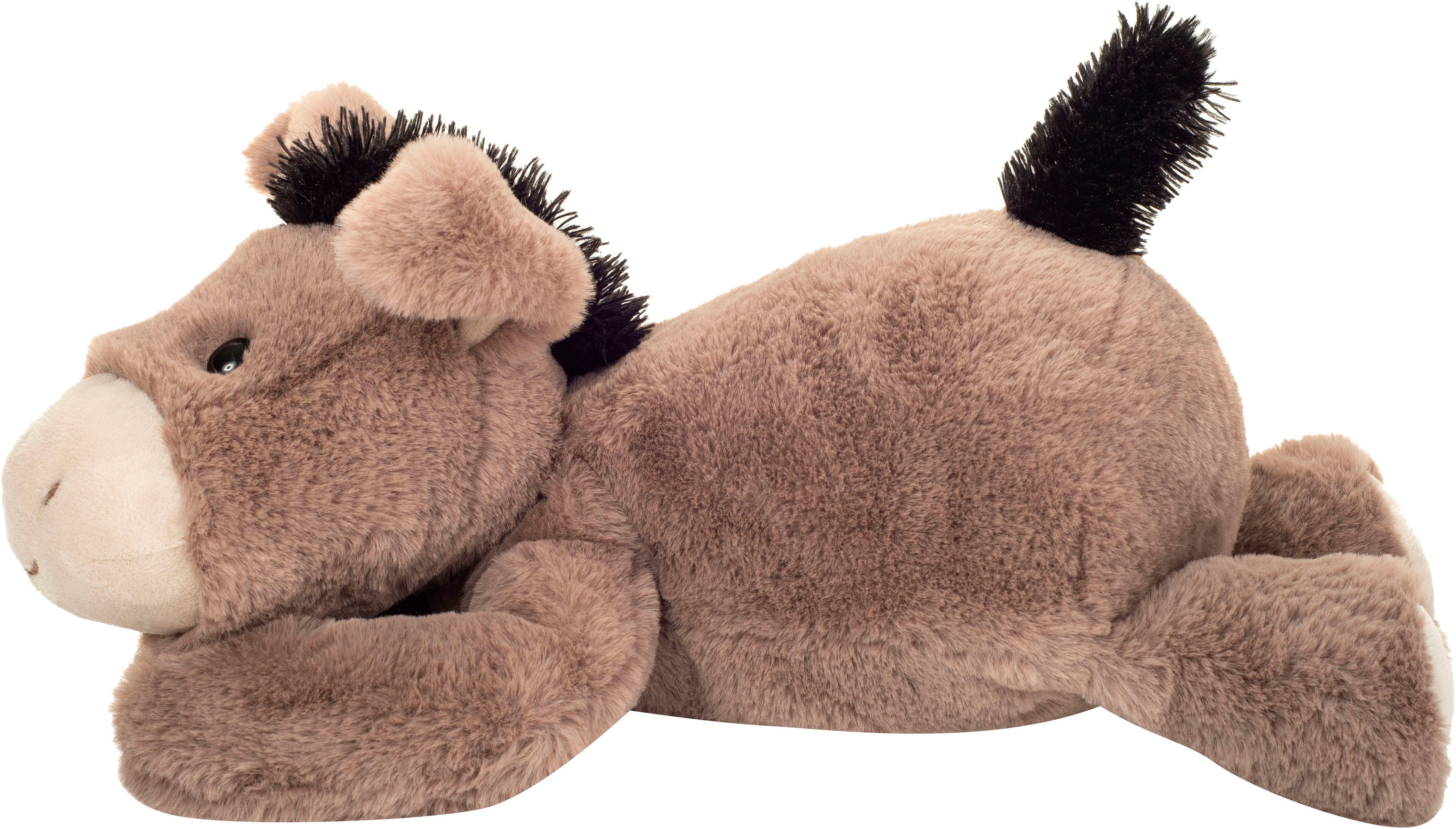 Teddy Hermann® Kuscheltier Esel Eddy, liegend, 38 cm, zum Teil aus recyceltem Material