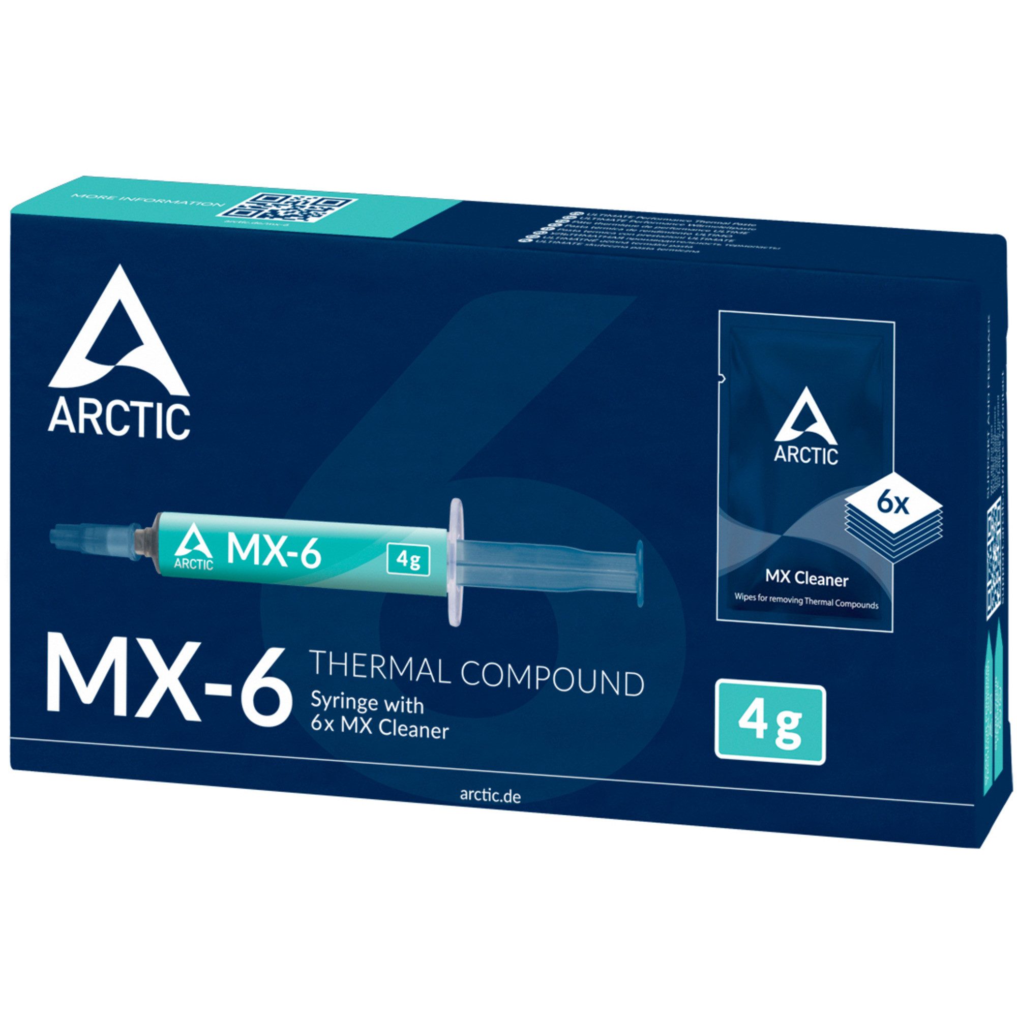 Arctic Wärmeleitpaste ARCTIC MX-6 Wärmeleitpaste 4g, Wärmeleitpasten