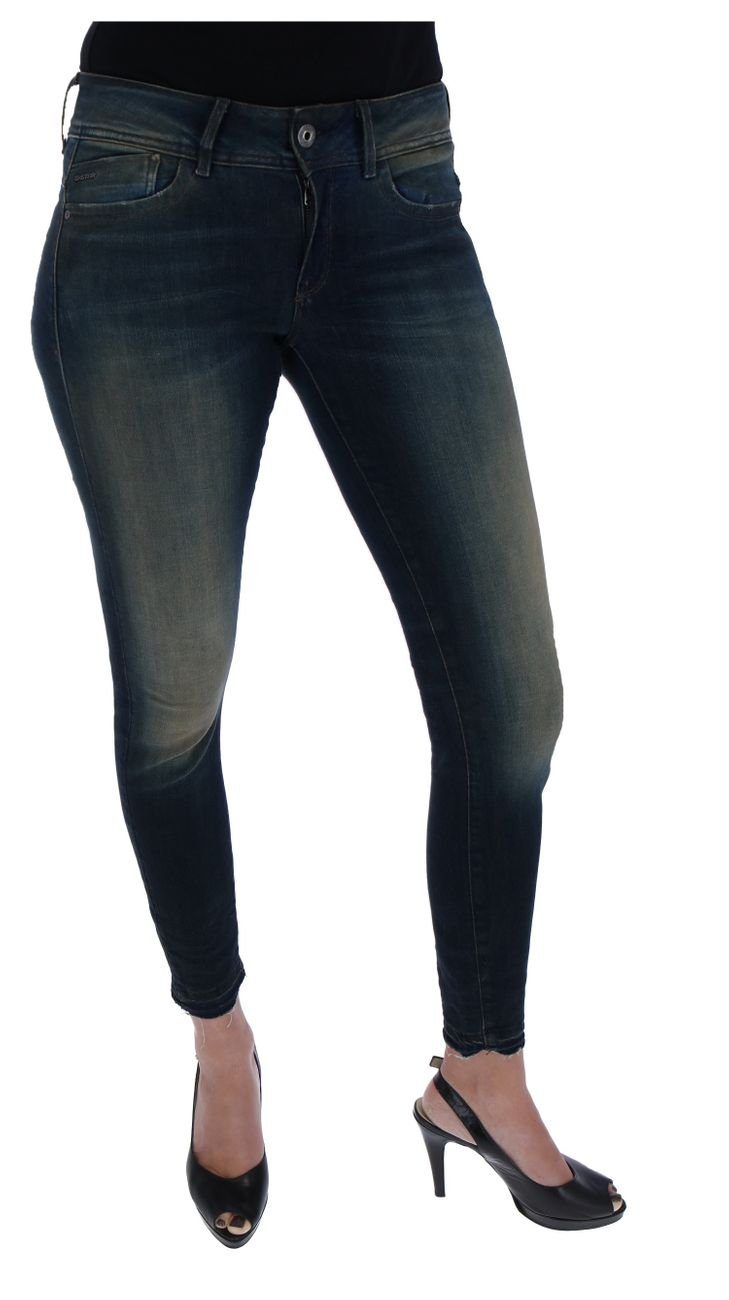 G-Star RAW Skinny-fit-Jeans Lynn Mid Skinny rp Ankle Wmn (0-tlg) Antic Blight Green