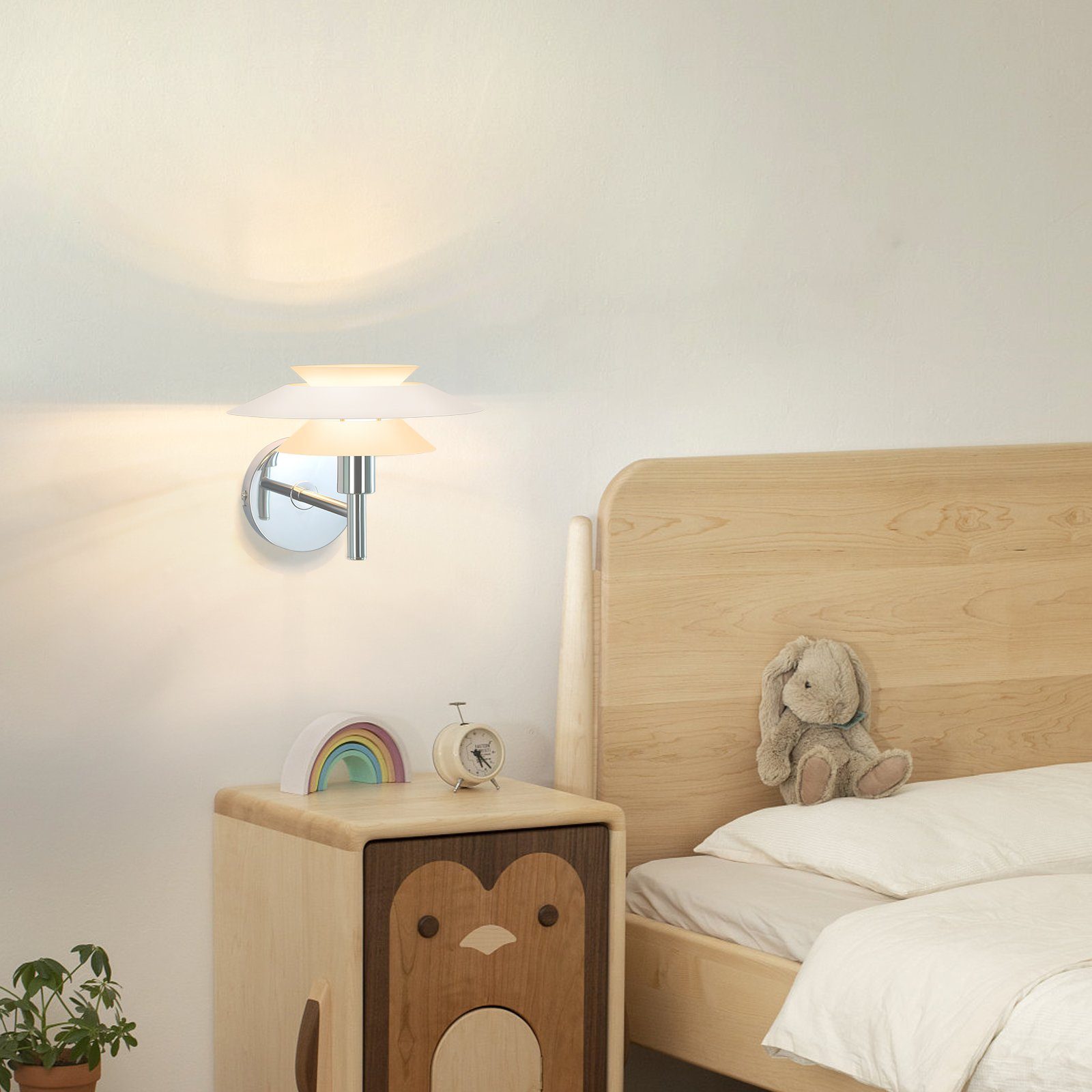 Nettlife Wandleuchte Schwarz Schlafzimmer Metall G9 Modern Innen Wandlampe Wandbeleuchtung, ohne Leuchtmittel, für Treppenhaus Flur Küche Schlafzimmer Wohnzimmer Kinderzimmer