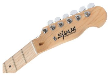 Shaman E-Gitarre TCX-100 - TL-Bauweise - geölter Hals aus Ahorn - Ahorn-Griffbrett, 2 Single Coil Pickups, Set inkl. Koffer