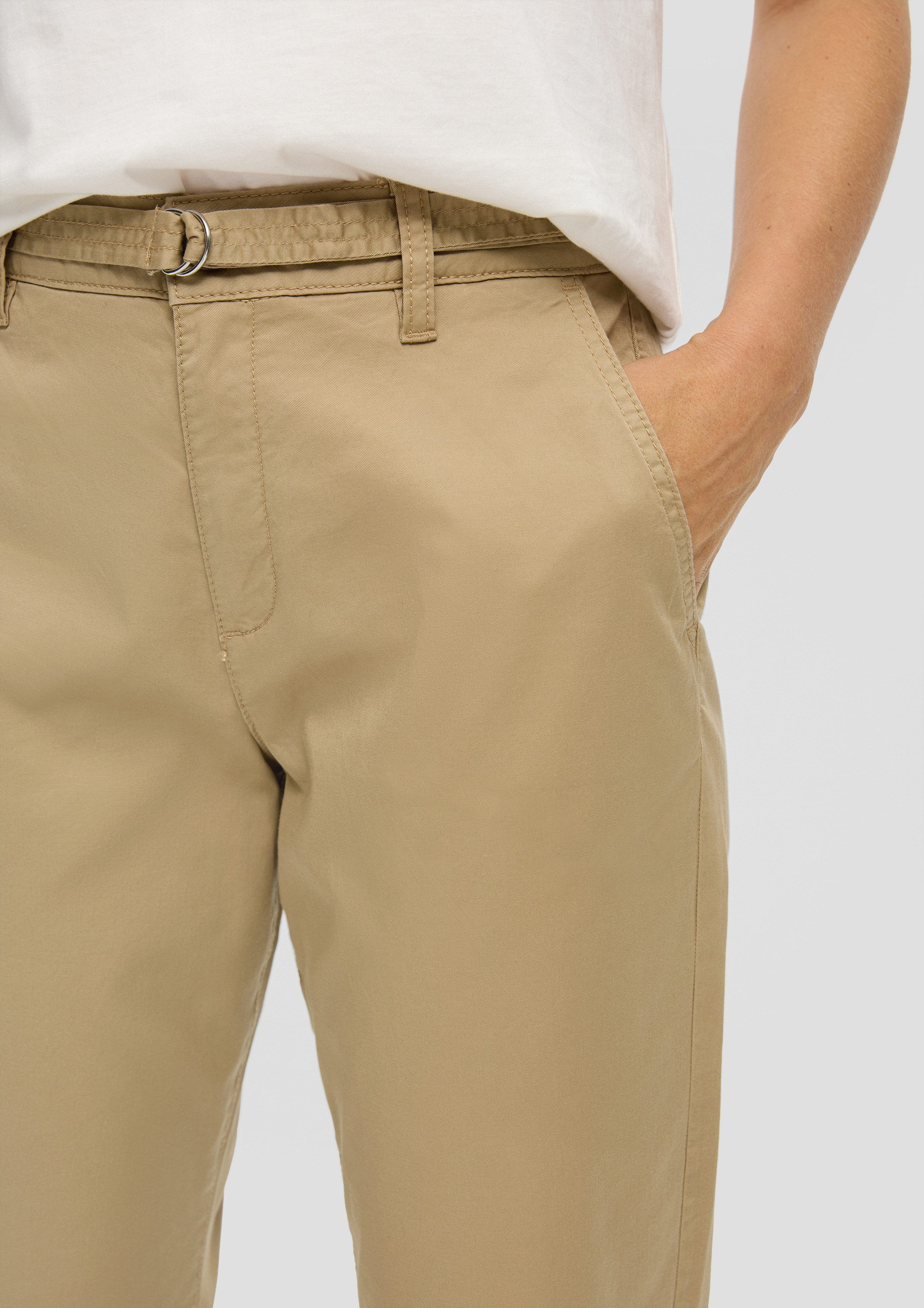 s.Oliver Chinos Hose CHINO Regular: Chinohose mit Gürtel