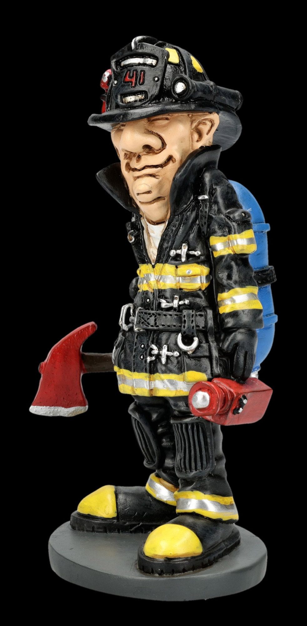 Figuren Shop GmbH Dekofigur Feuerwehrmann Figur – Warren Stratford Sammlerfigur Feuerwehr 13 cm