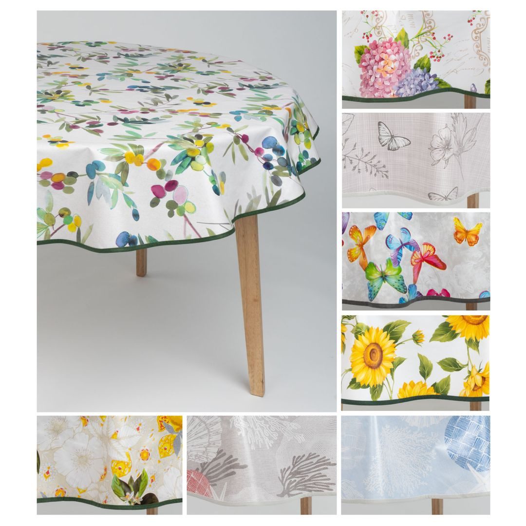 laro Tischdecke laro 140cm runde Wachstuchtischdecke günstig online kaufen