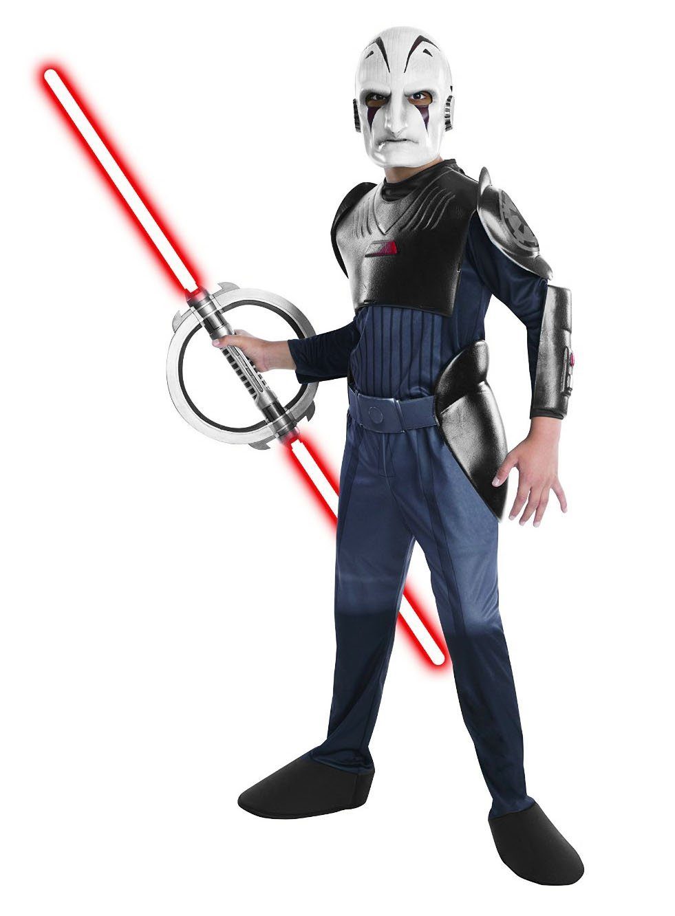 Hasbro Kostüm Star Wars Inquisitor, Original lizenziertes Kostüm aus der Animationsserie “Star Wars Reb