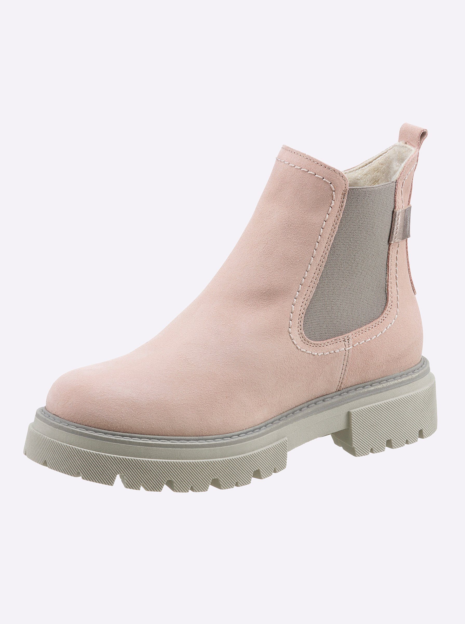 heine Stiefelette Stiefelette Wechselfußbett, Stretcheinsatz günstig online kaufen