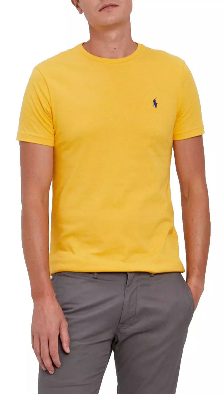 Polo Ralph Lauren T-Shirt Custom Slim Fit Pony gestickte Pony-Logo auf der linken Brust