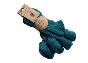 HomeOfSocks Socken Bunte Socken mit Umschlag mit Wolle und Alpakawolle Strapazierfähige und warme Socken mit 40% Wollanteil und Alpakawolle