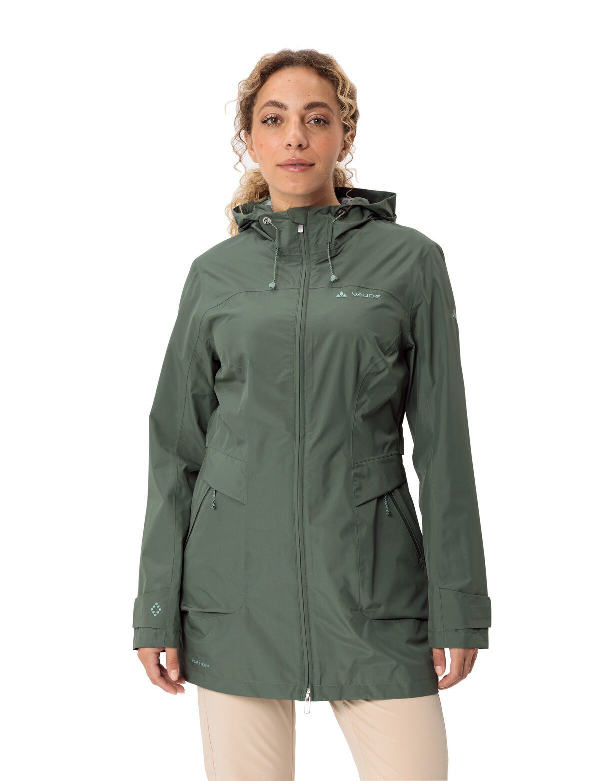 VAUDE Outdoorjacke Women's Skomer Parka II (1-St) moderner und nachhaltiger Damen Parka