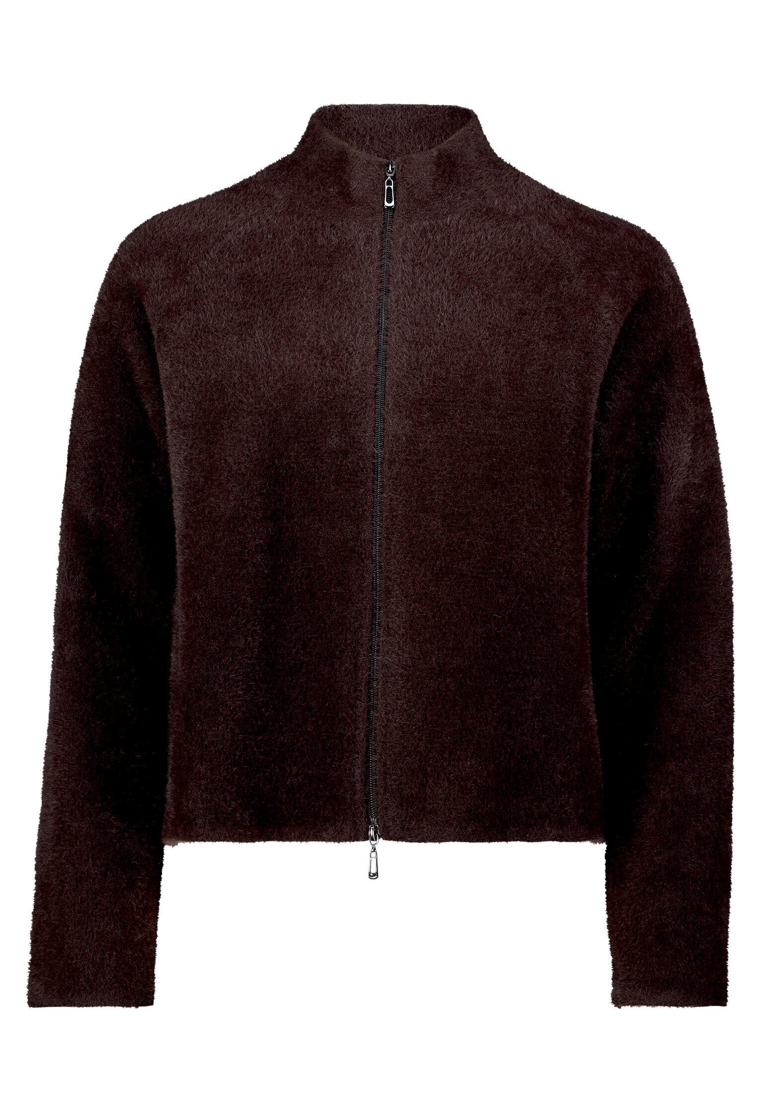Betty Barclay Strickjacke Damen mit Reißverschluss (1-tlg)