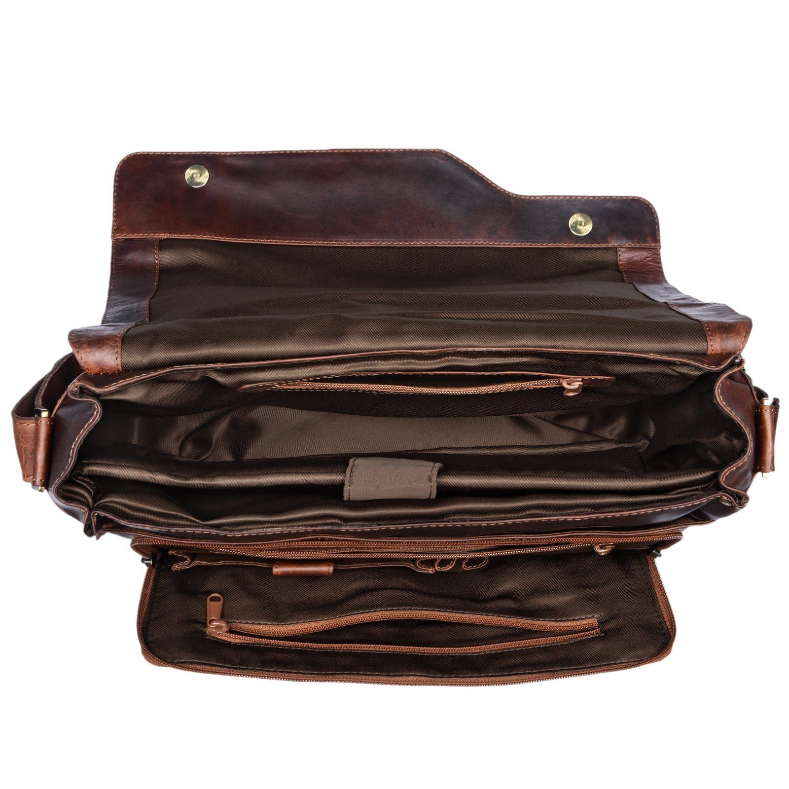 STILORD Laptoptasche "Marlon" Ledertasche Herren Business