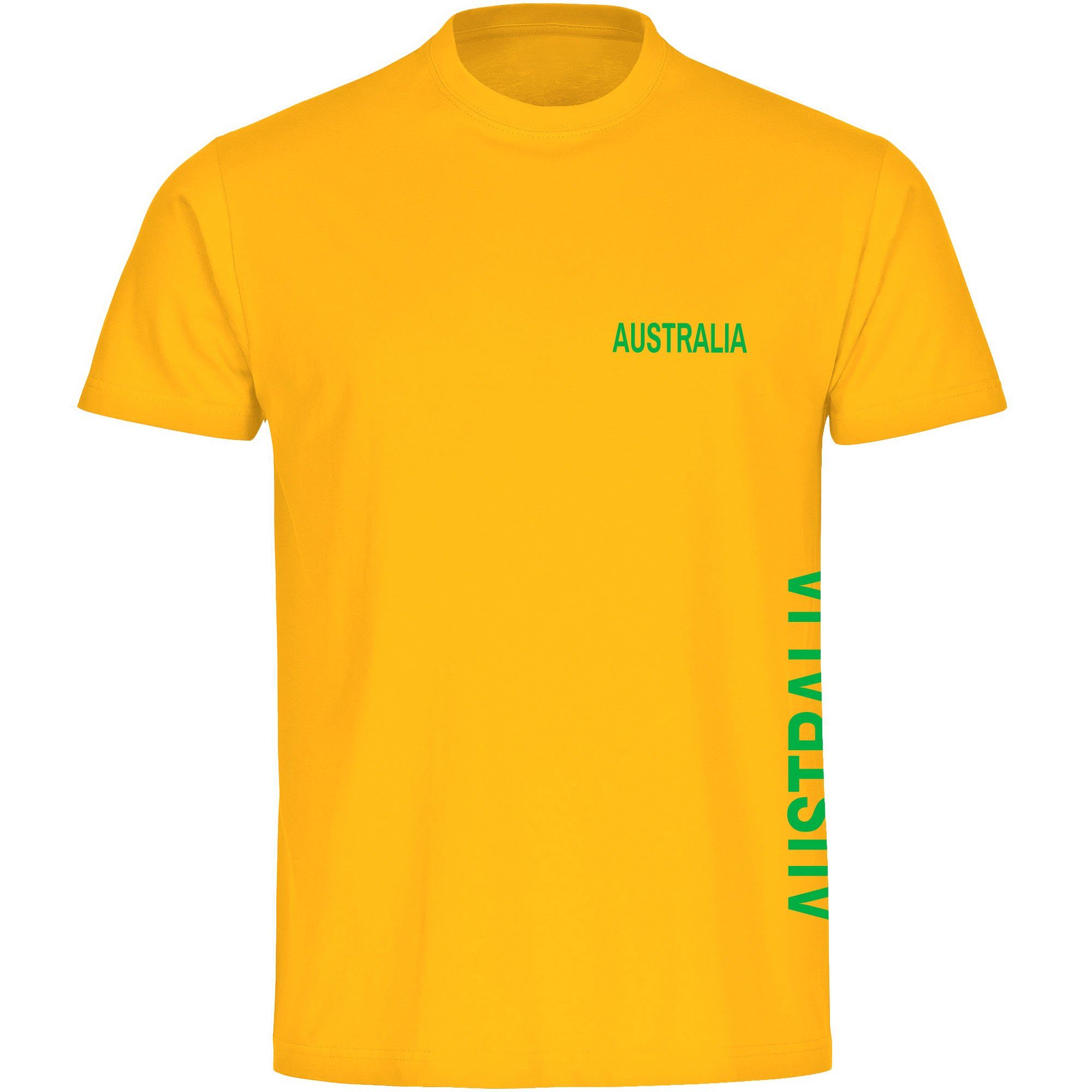 multifanshop T-Shirt Kinder Australia - Brust & Seite - Boy Girl