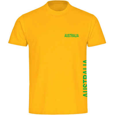 multifanshop T-Shirt Kinder Australia - Brust & Seite - Boy Girl