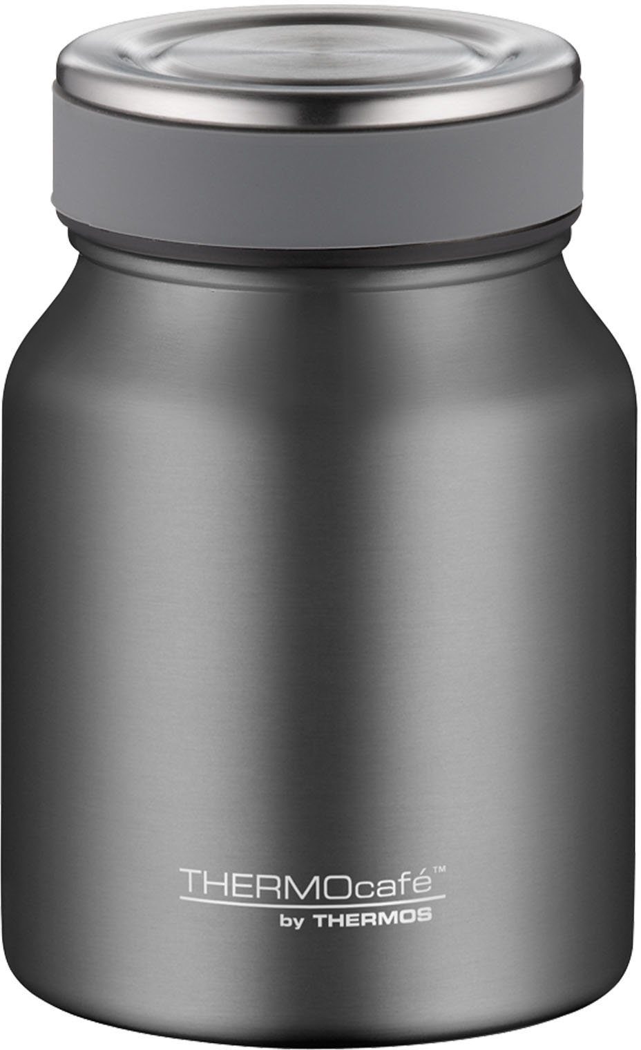 Liter THERMOS Stone Edelstahl, ThermoCafé, 0,5 grey Thermobehälter (1-tlg),