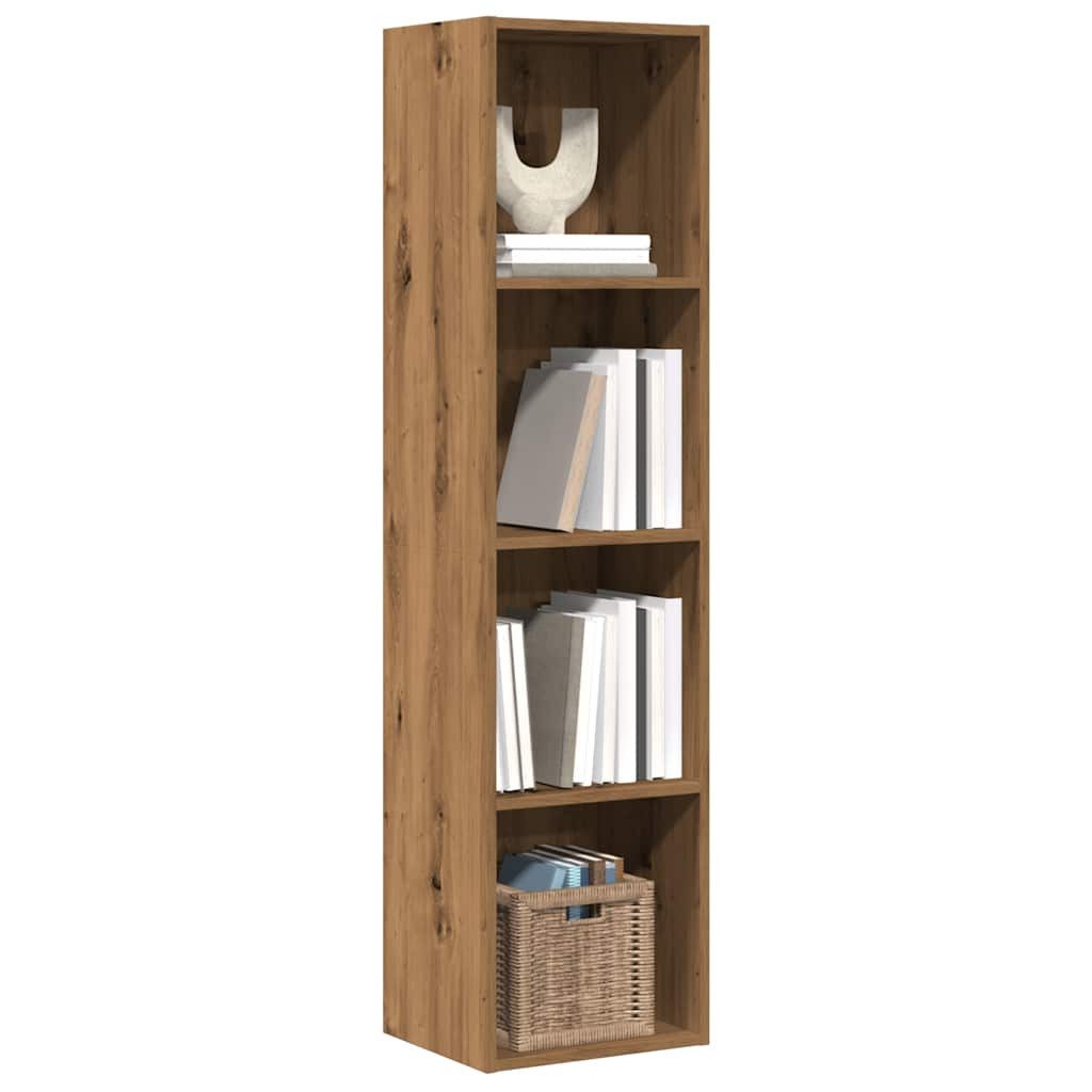 vidaXL Bücherregal NA BücherregalTV-Schrank Artisan-Eiche 36x30x143 cm Spanplatte