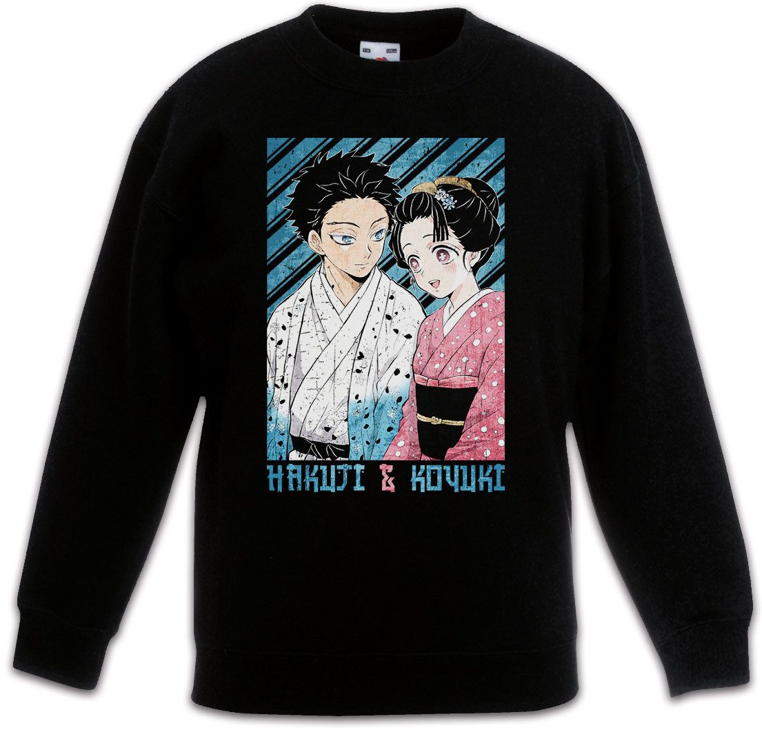 Sweatshirt Anime Hakuji Koyuki Kinderpullover Kamado Nezuko Slayer Zenitsu