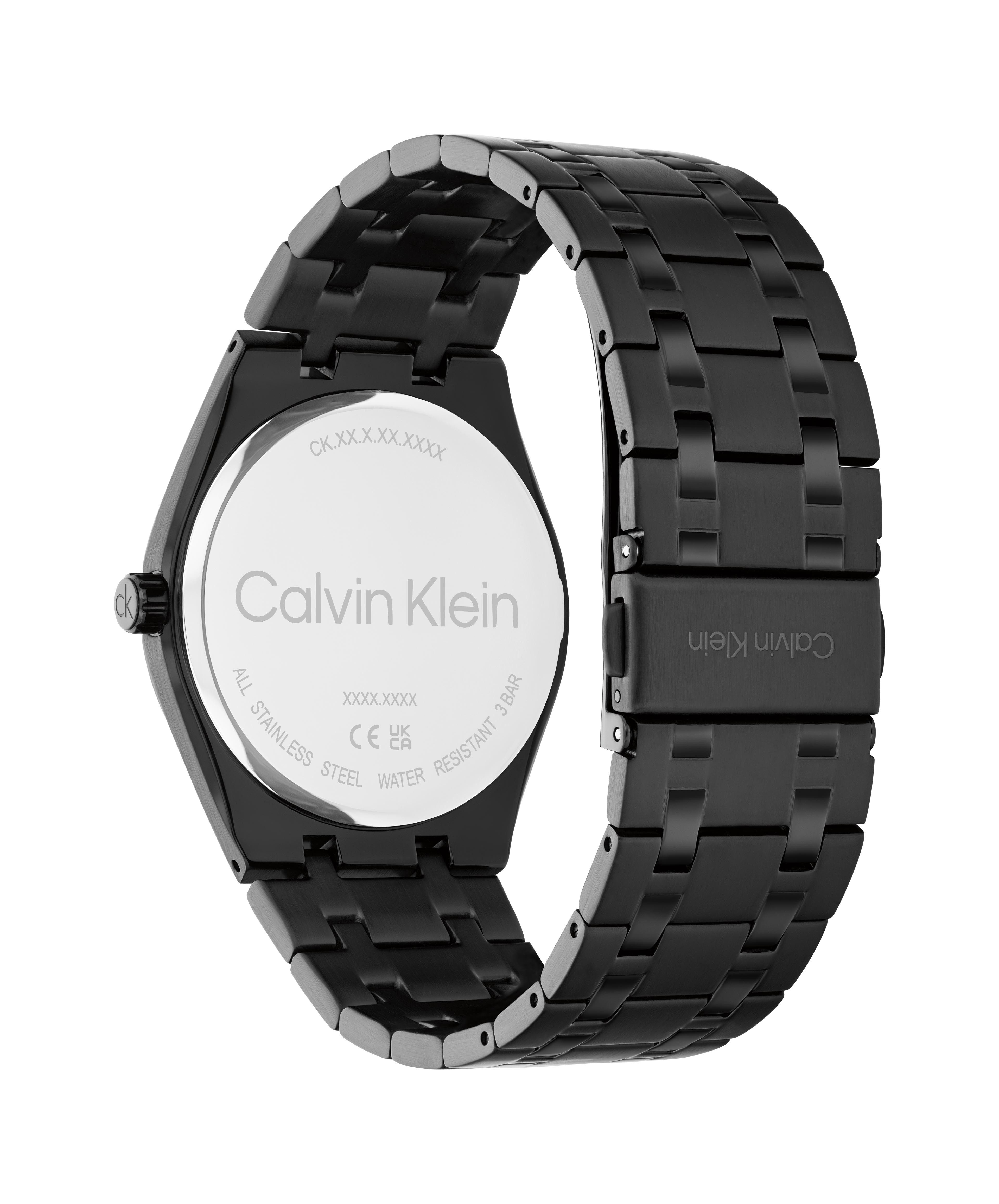 Calvin Klein Multifunktionsuhr CK MOTION 25200522, Quarzuhr, Armbanduhr, Damenuhr, Herrenuhr, Edelstahlarmband, analog
