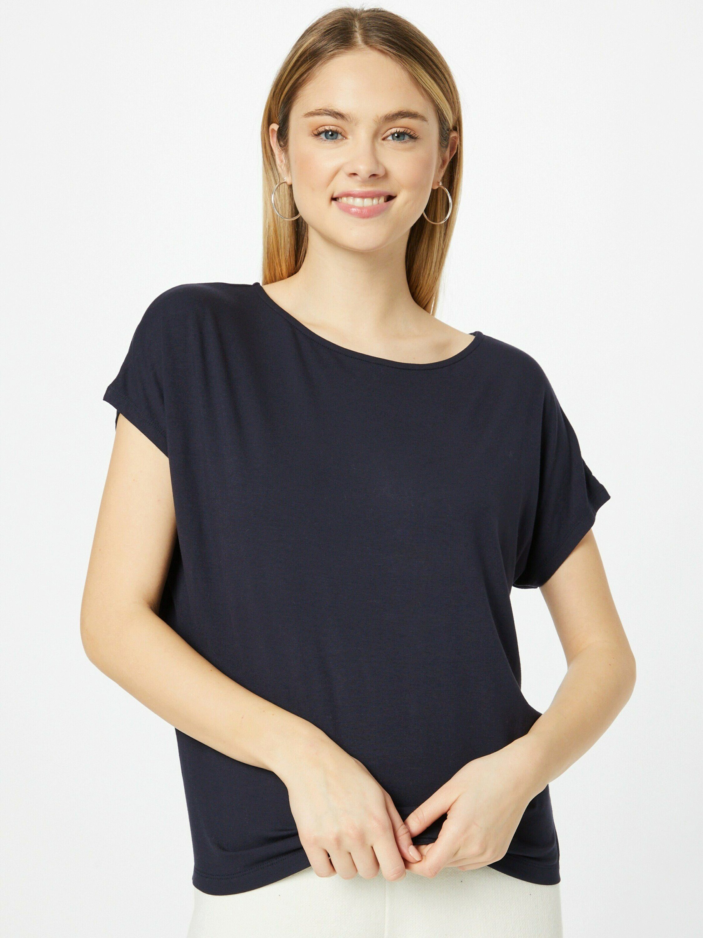 s.Oliver T-Shirt (1-tlg) Plain/ohne Details blau