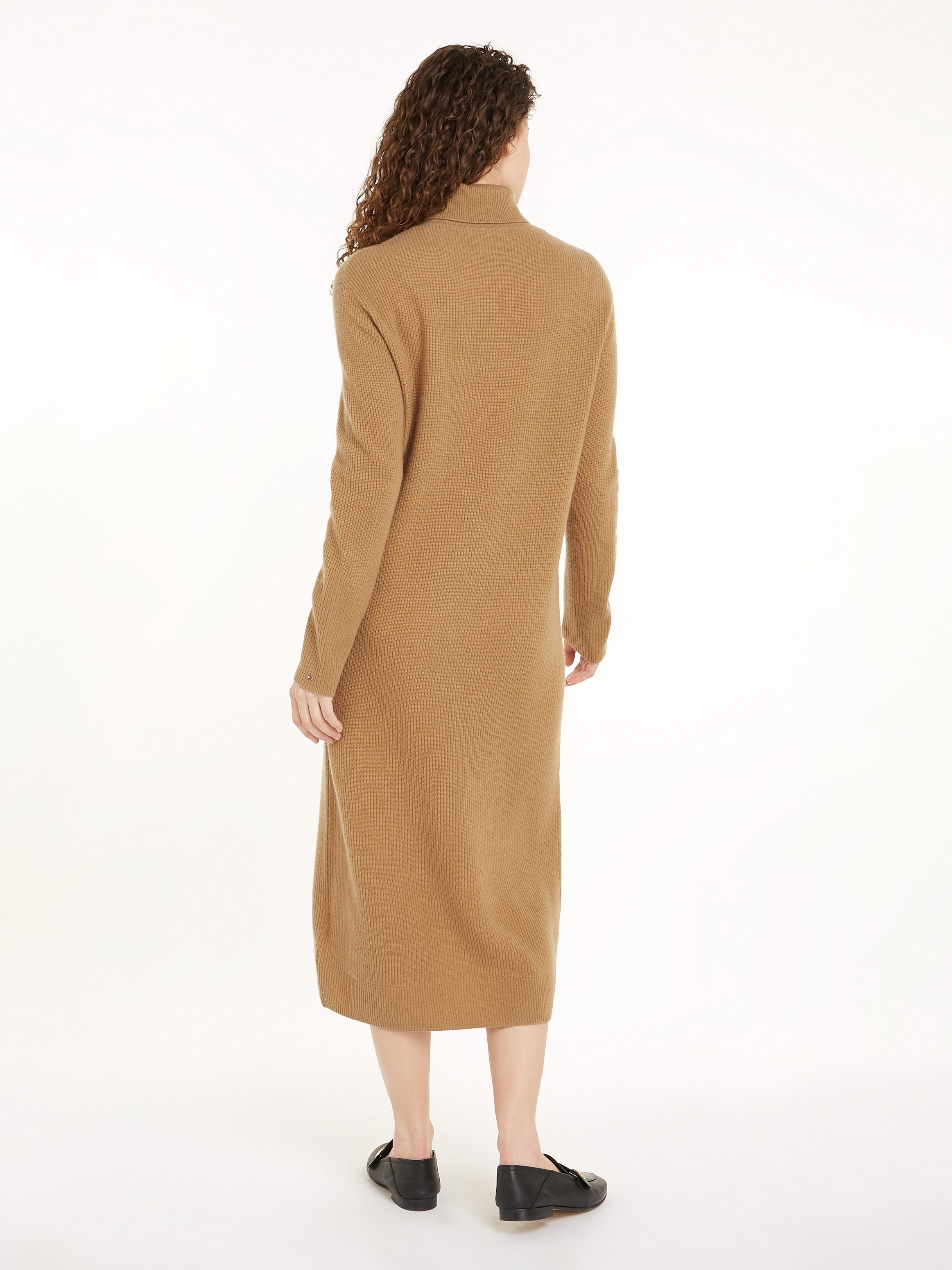Tommy Hilfiger Strickkleid WOOL CASH ROLL-NK günstig online kaufen