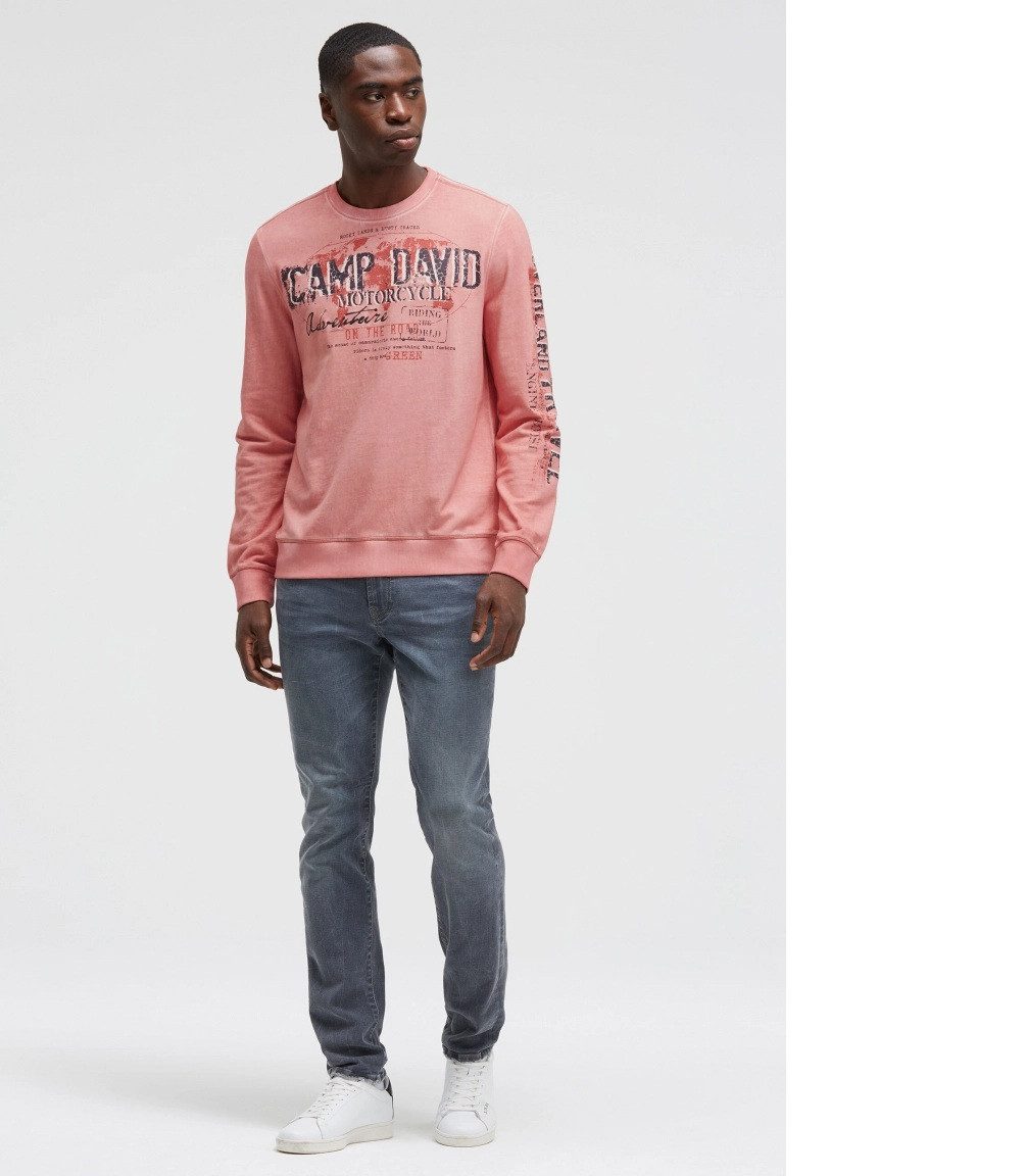 CAMP DAVID Sweatshirt,Sweatshirt Oil Dyed mit günstig online kaufen