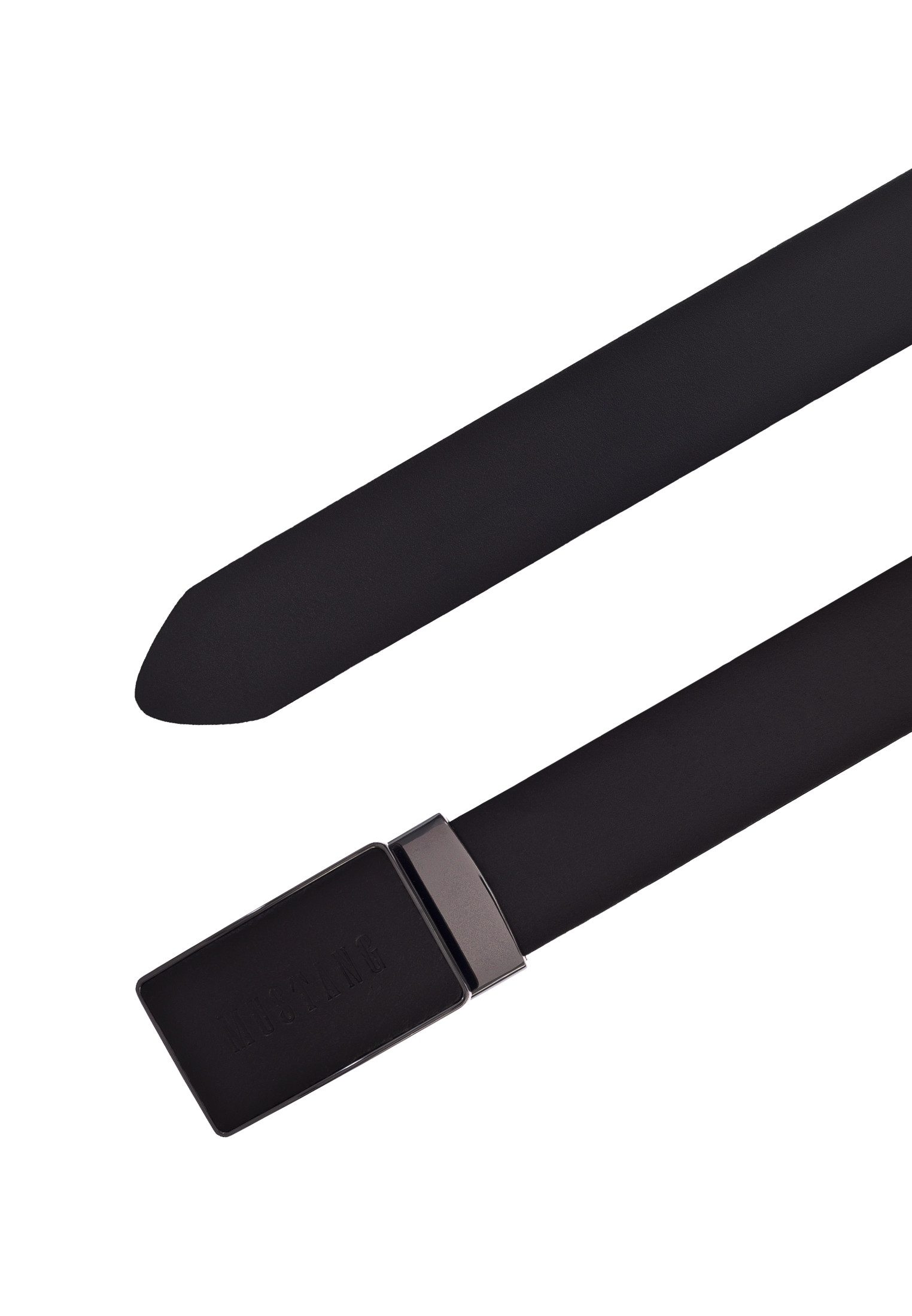 MUSTANG Koppelgürtel "Lucas" (1-St) Schließe mit Logoschriftzug, modisch, 3,5 cm