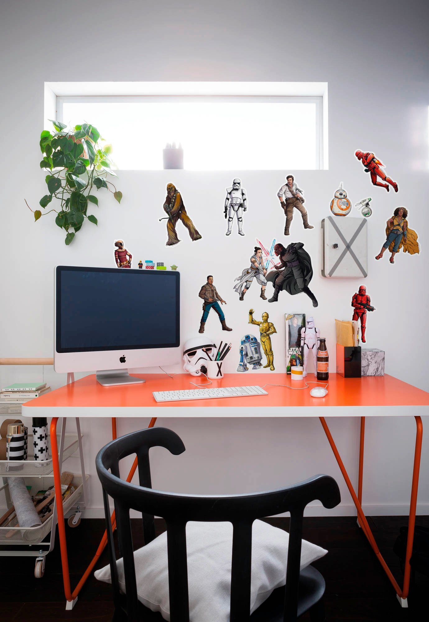 Komar Wandtattoo Star Wars Heroes Villains - Größe 50 x 70 cm (12 St), selbstklebend, Wandsticker, Kinderzimmer